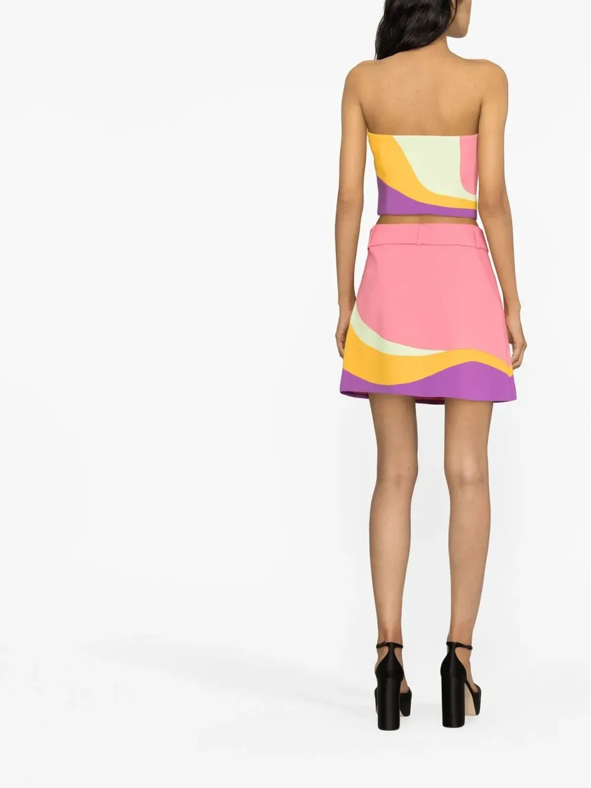 Moschino カラーブロック・ビスチェトップ - 画像3