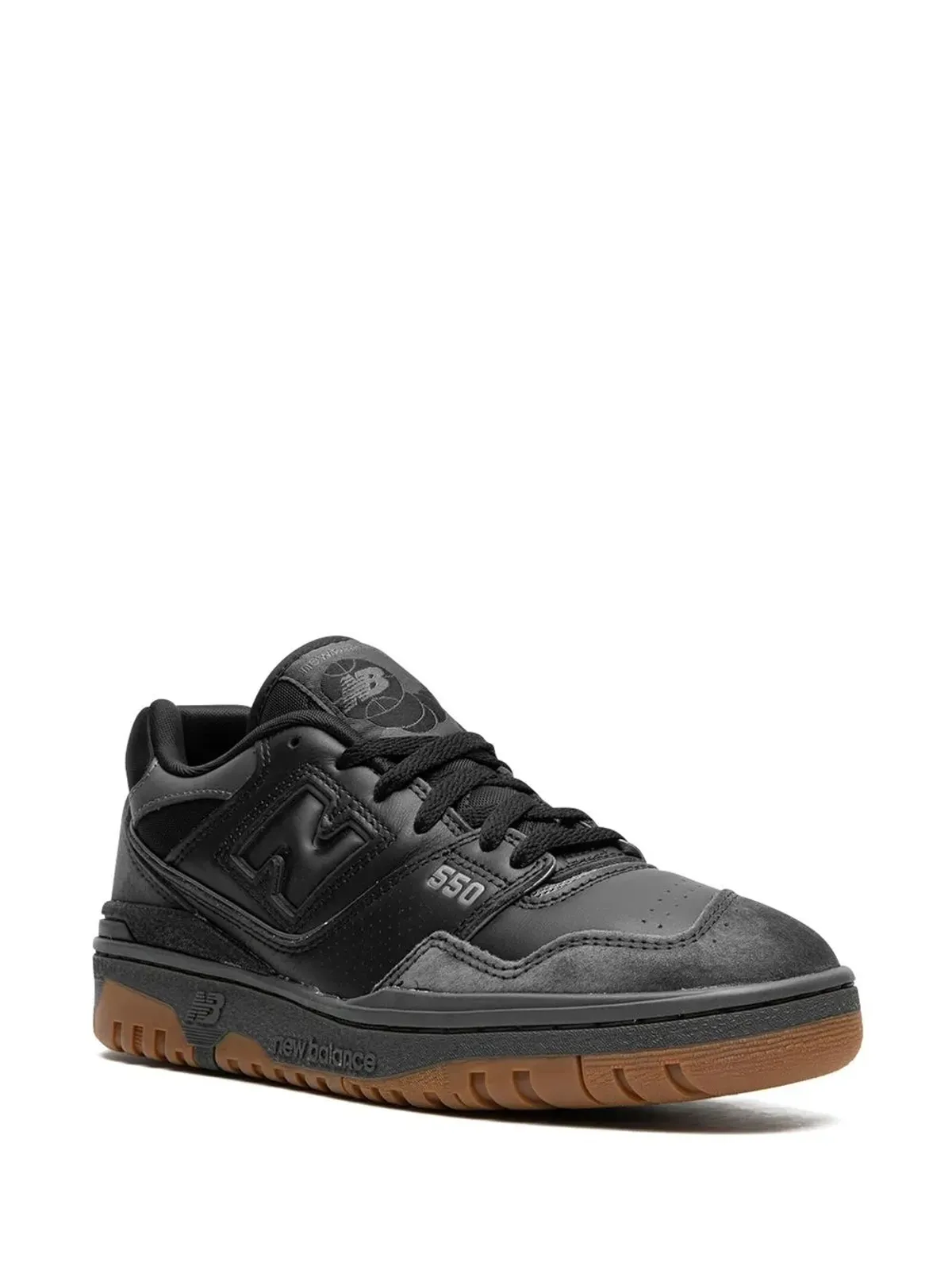 New Balance 550 ブラック/ガム スニーカー - 画像2