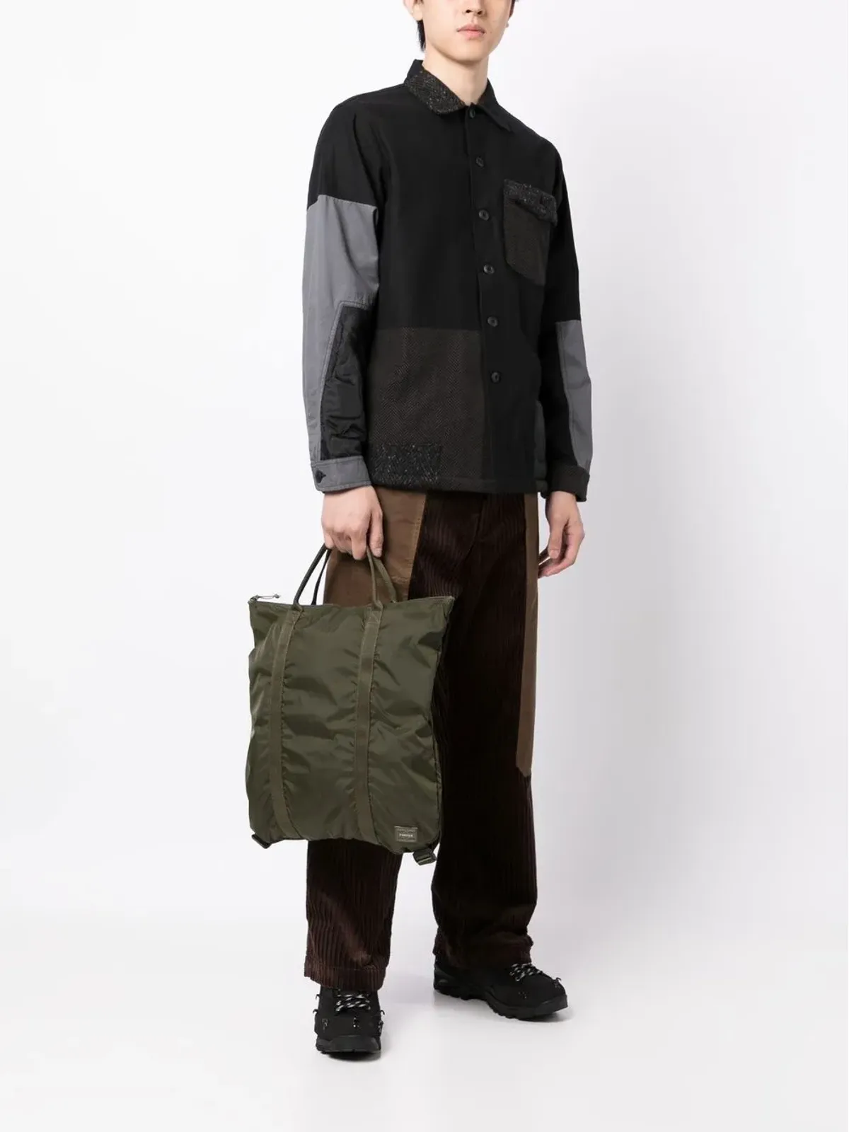 Porter-Yoshida & Co. 取り外し可能ショルダーストラップ付き トートバッグ - 画像2
