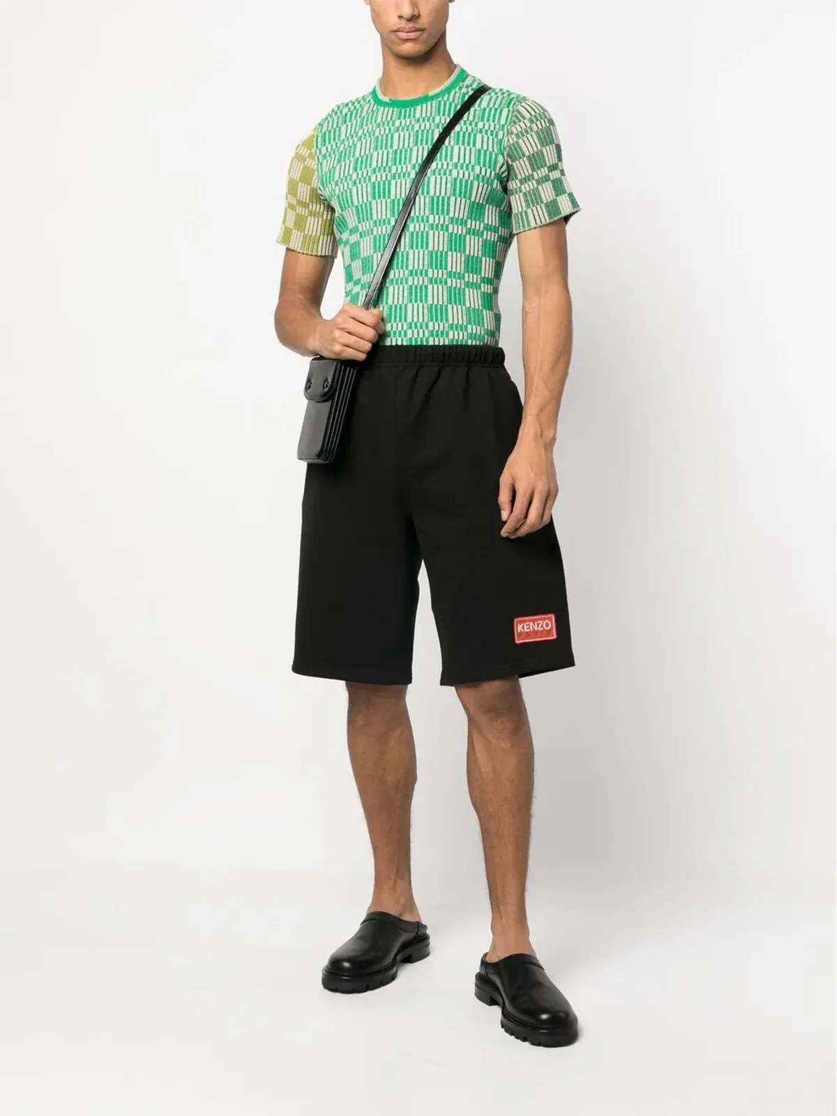 Kenzo ロゴパッチディテールショーツ - 画像2