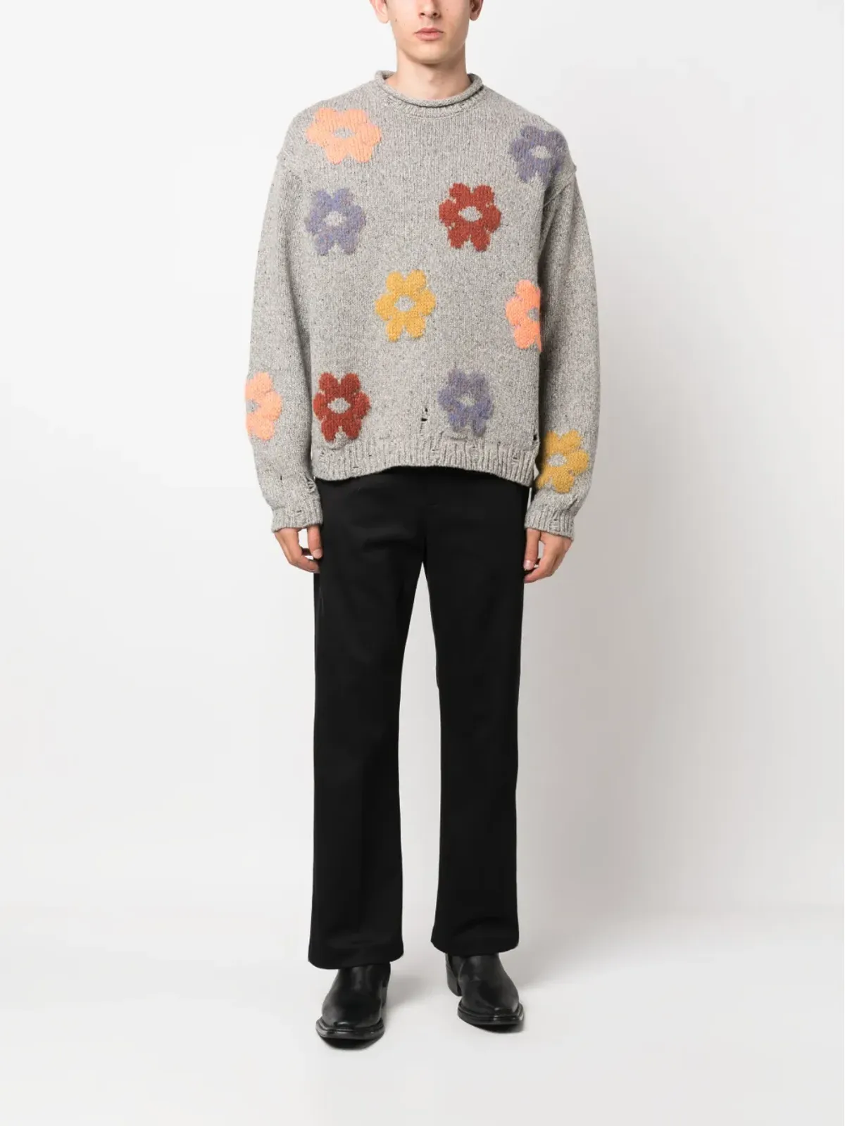 Acne Studios ストレートレッグ コットンパンツ - 画像2