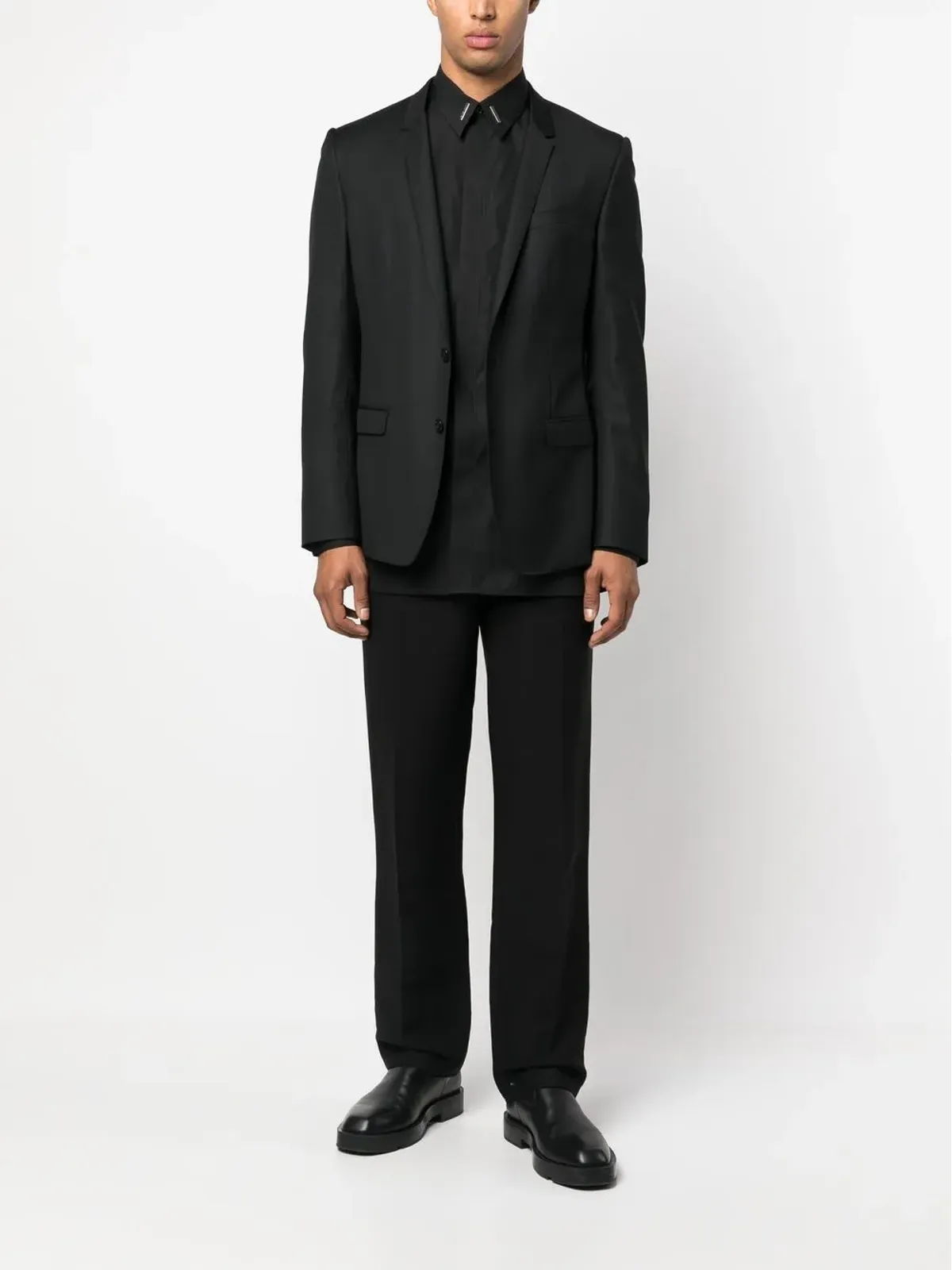 Givenchy ハードウェアディテール ボタンアップシャツ - 画像2