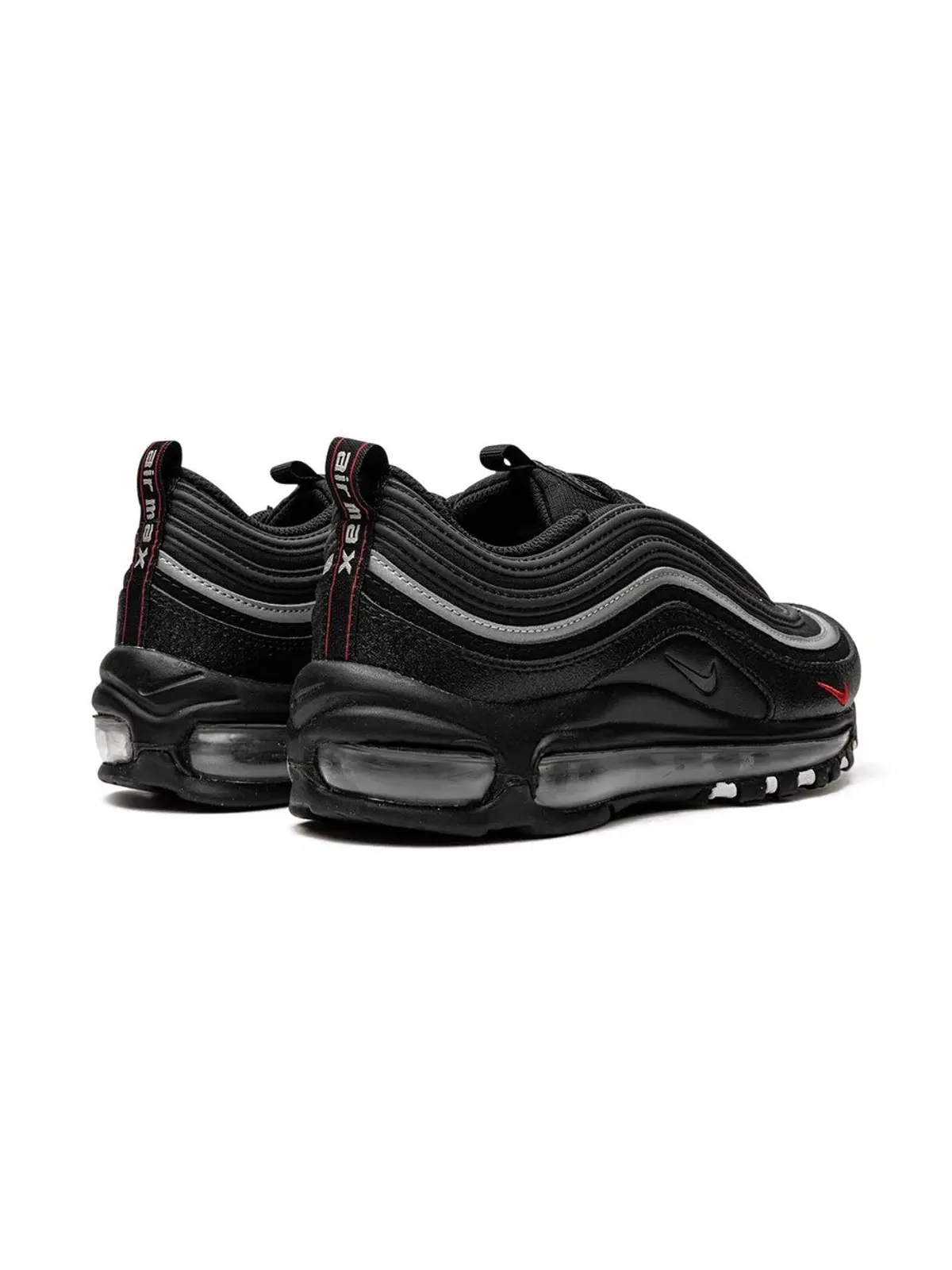 Nike Kids Air Max 97 ブラック/シルバー/レッド スニーカー - 画像3