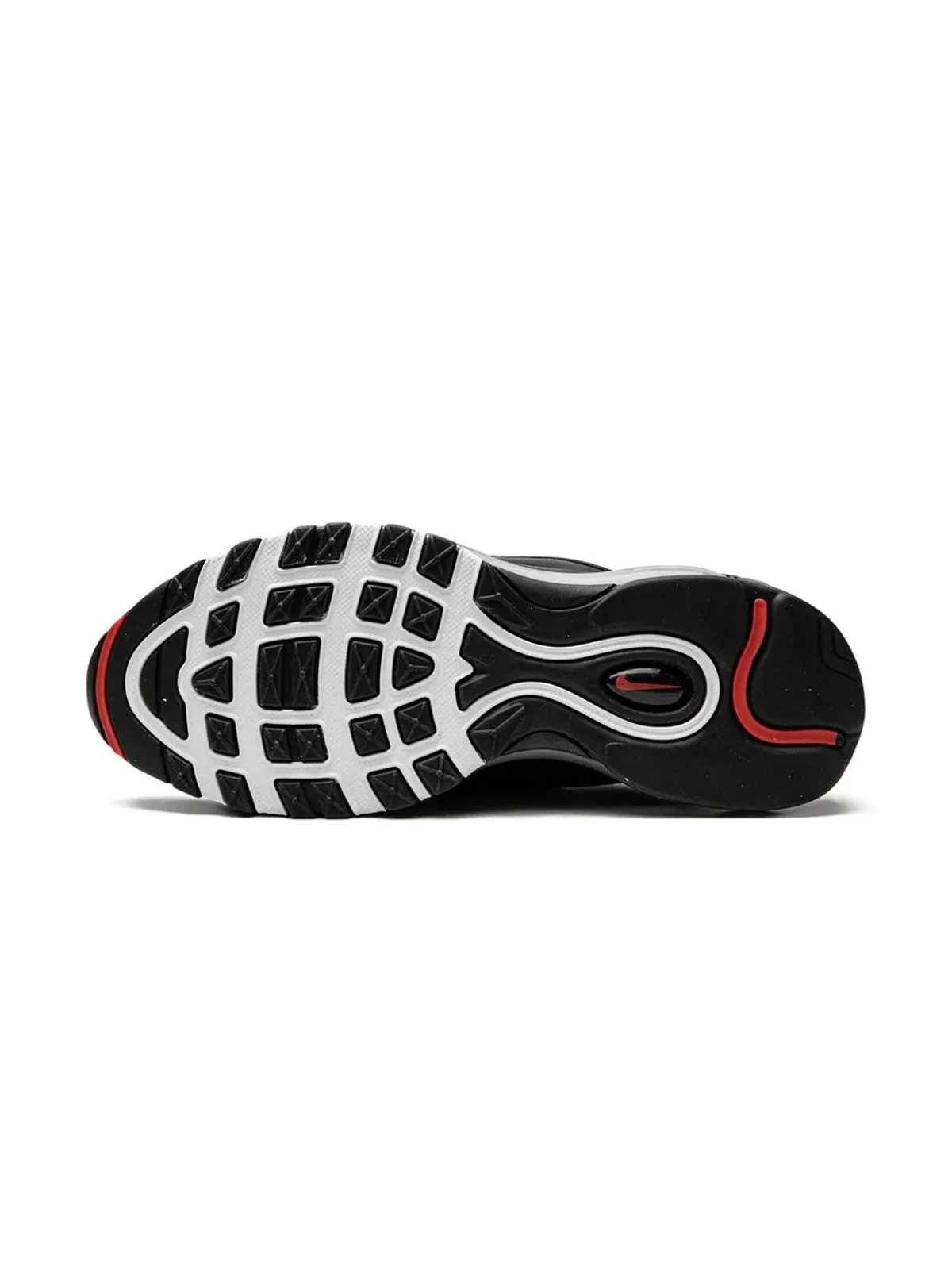 Nike Kids Air Max 97 ブラック/シルバー/レッド スニーカー - 画像4