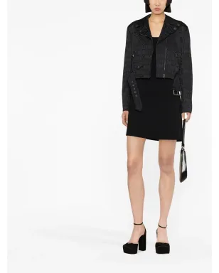 Moschino クロップドジップファスナー付きジャケット - サムネイル2