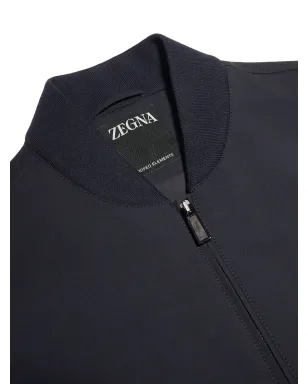 Zegna トロフェオ・エレメンツ ウール ボンバージャケット - サムネイル5