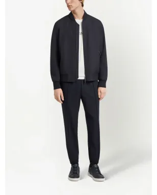 Zegna トロフェオ・エレメンツ ウール ボンバージャケット - サムネイル2