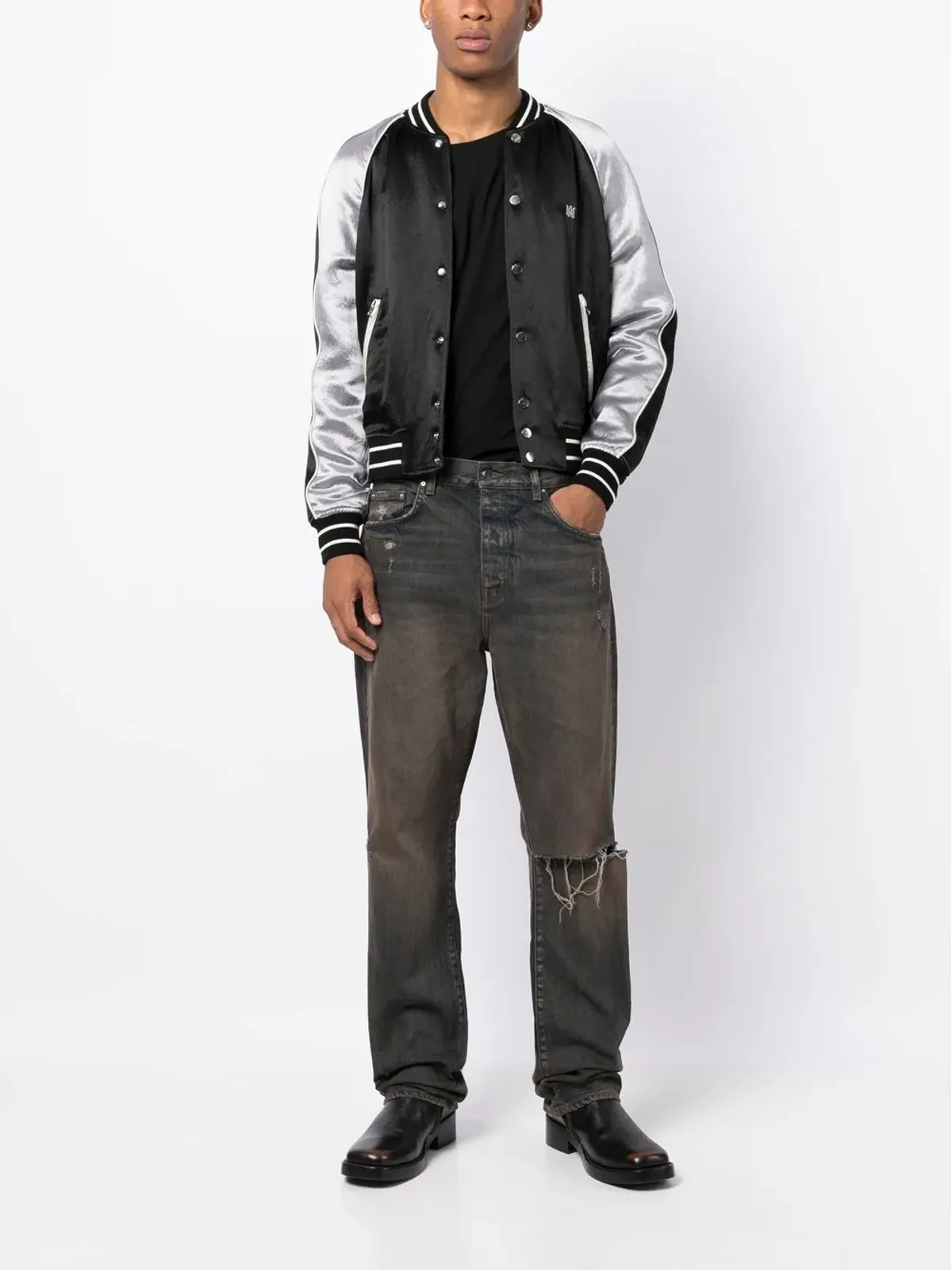 AMIRI MA Bar Pocket ストレートジーンズ - ブルー - 画像2