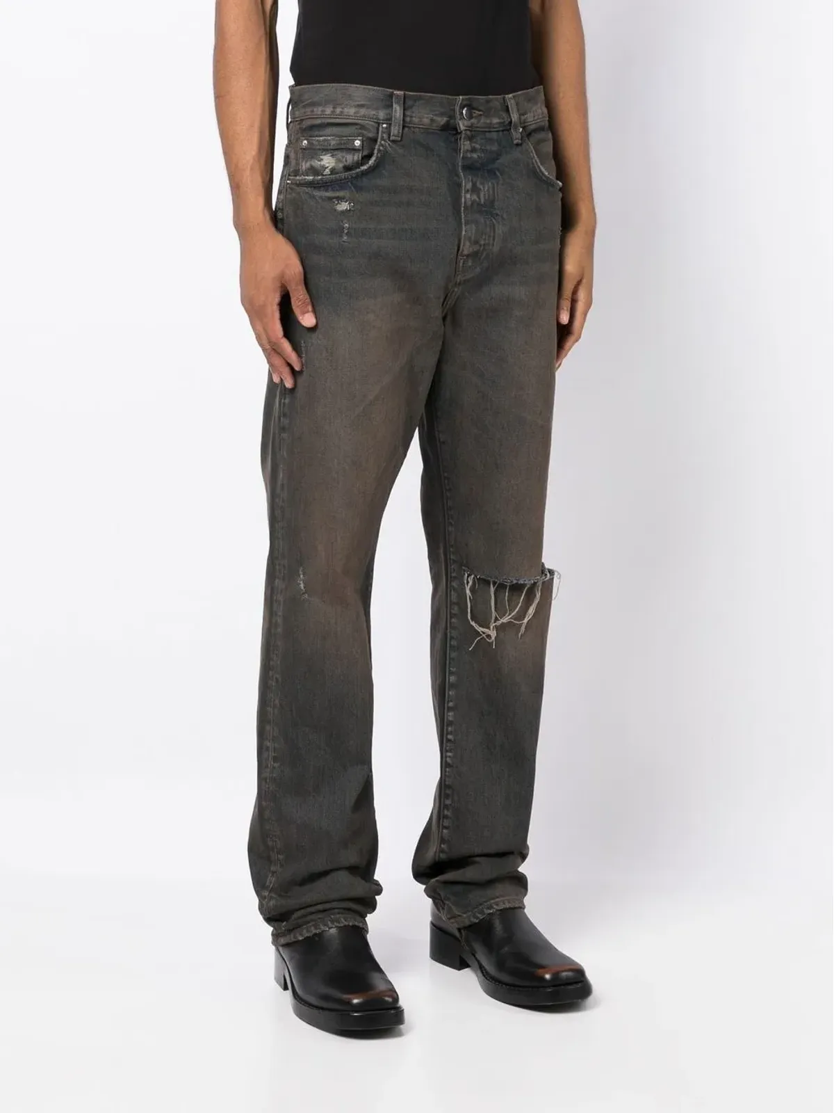 AMIRI MA Bar Pocket ストレートジーンズ - ブルー - 画像3