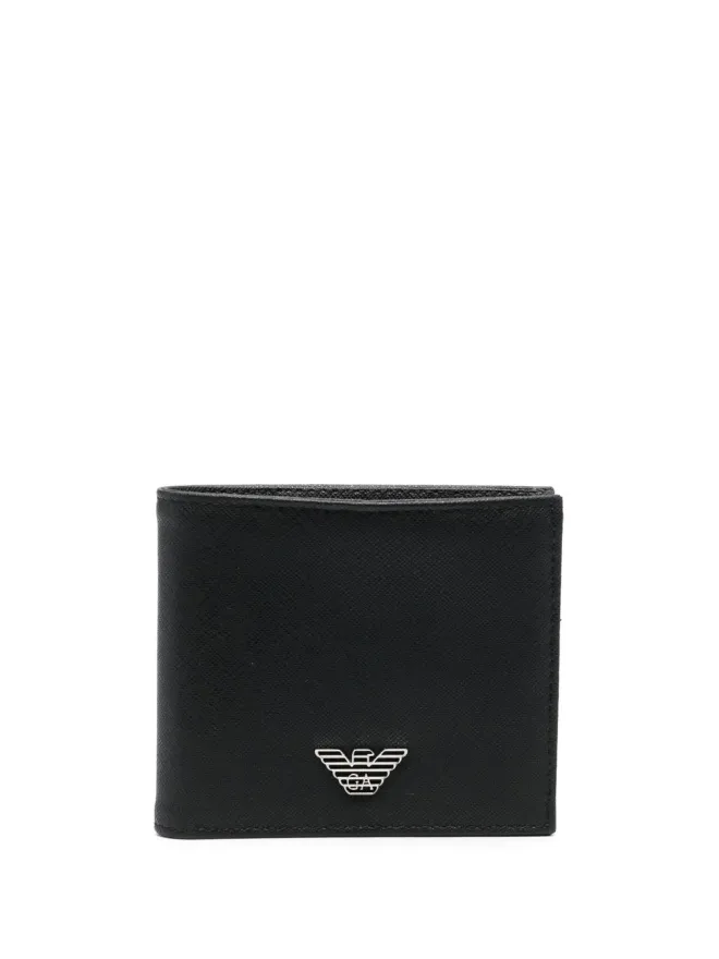 Emporio Armani Emporio Armani ロゴプレート二つ折り財布の商品画像
