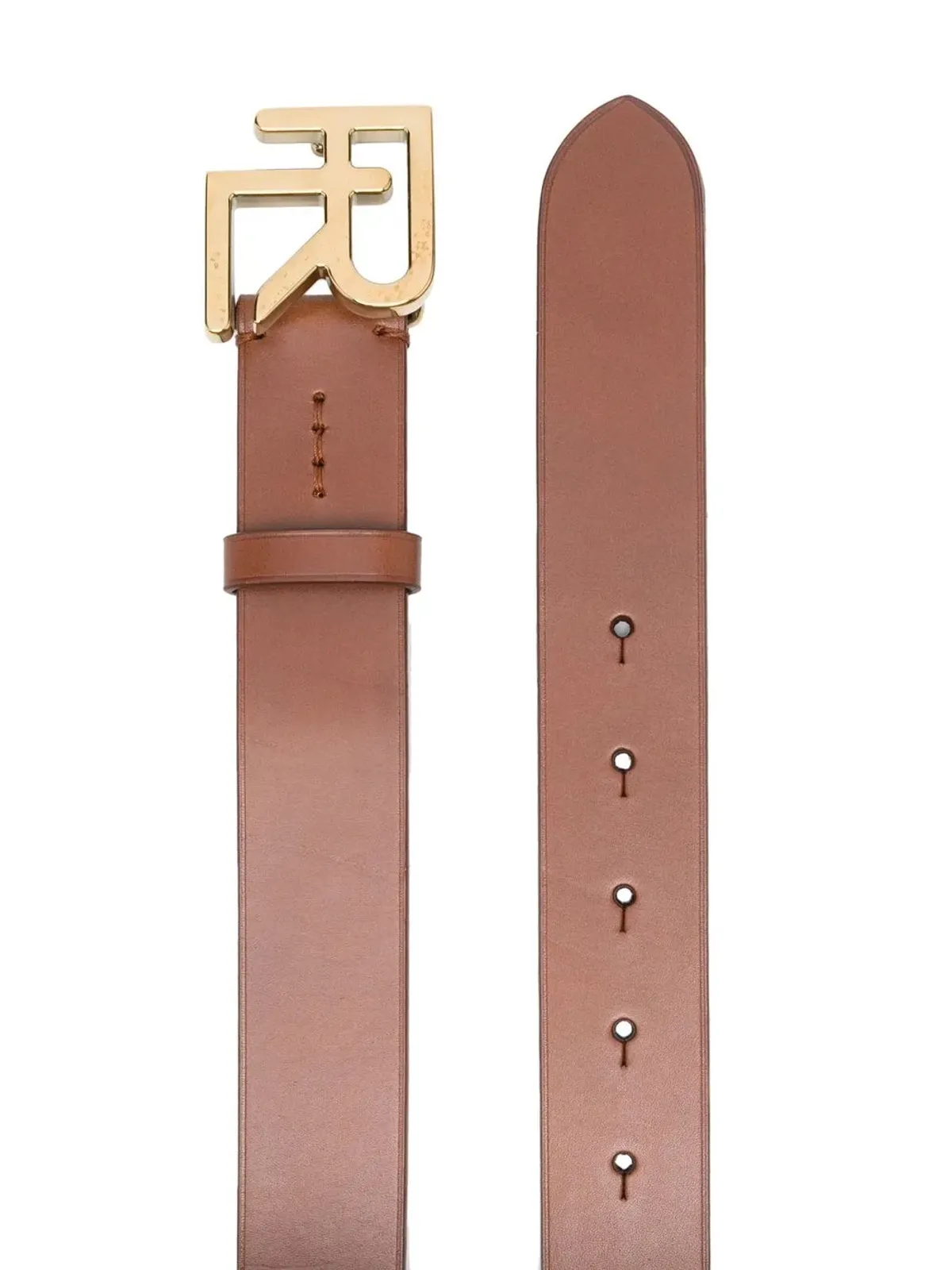 Ralph Lauren Purple Label VACCHETTA RL ロゴ ベルト（スムースレザー） - 画像2