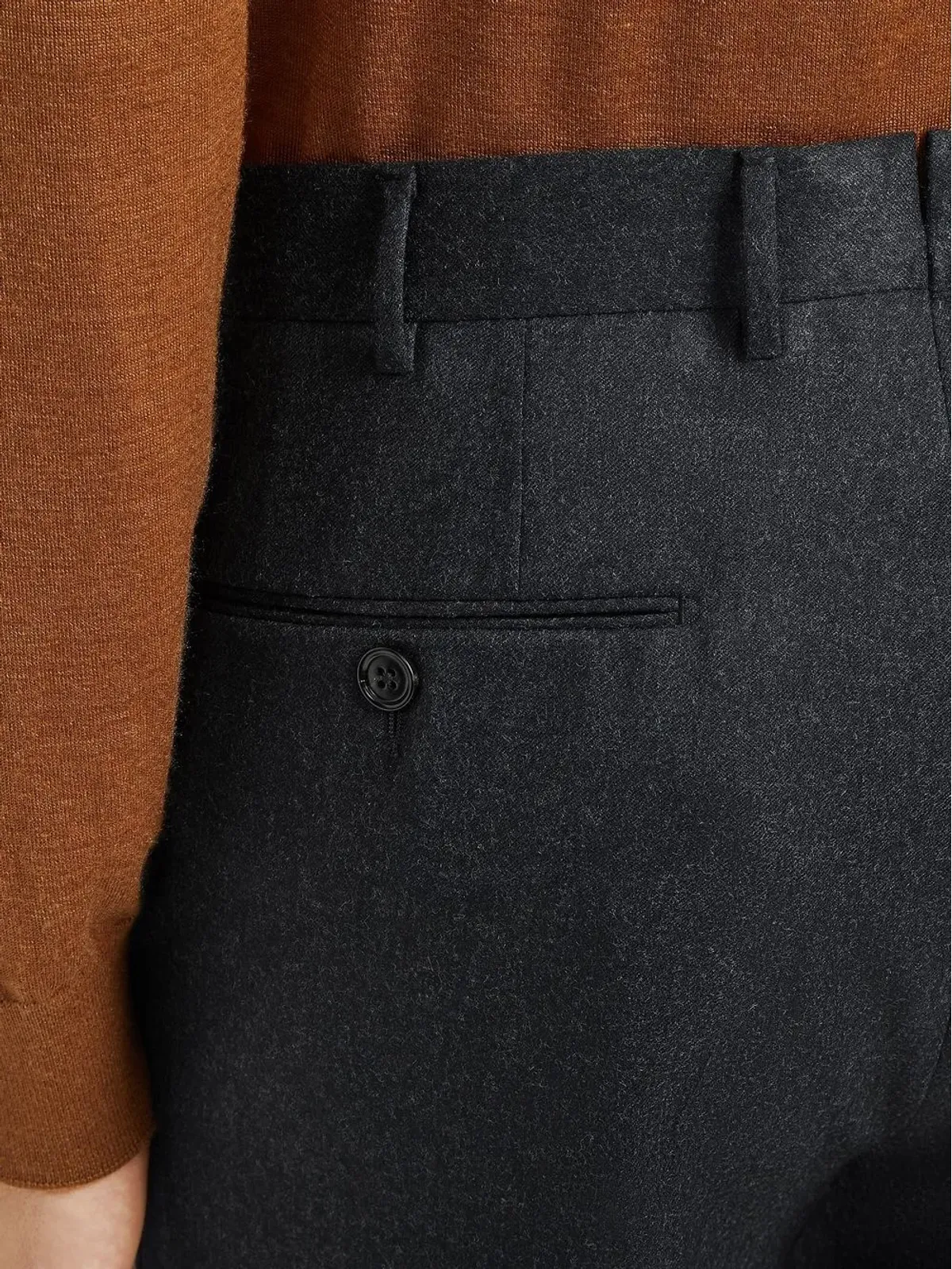 Zegna テーラードウールパンツ - 画像5