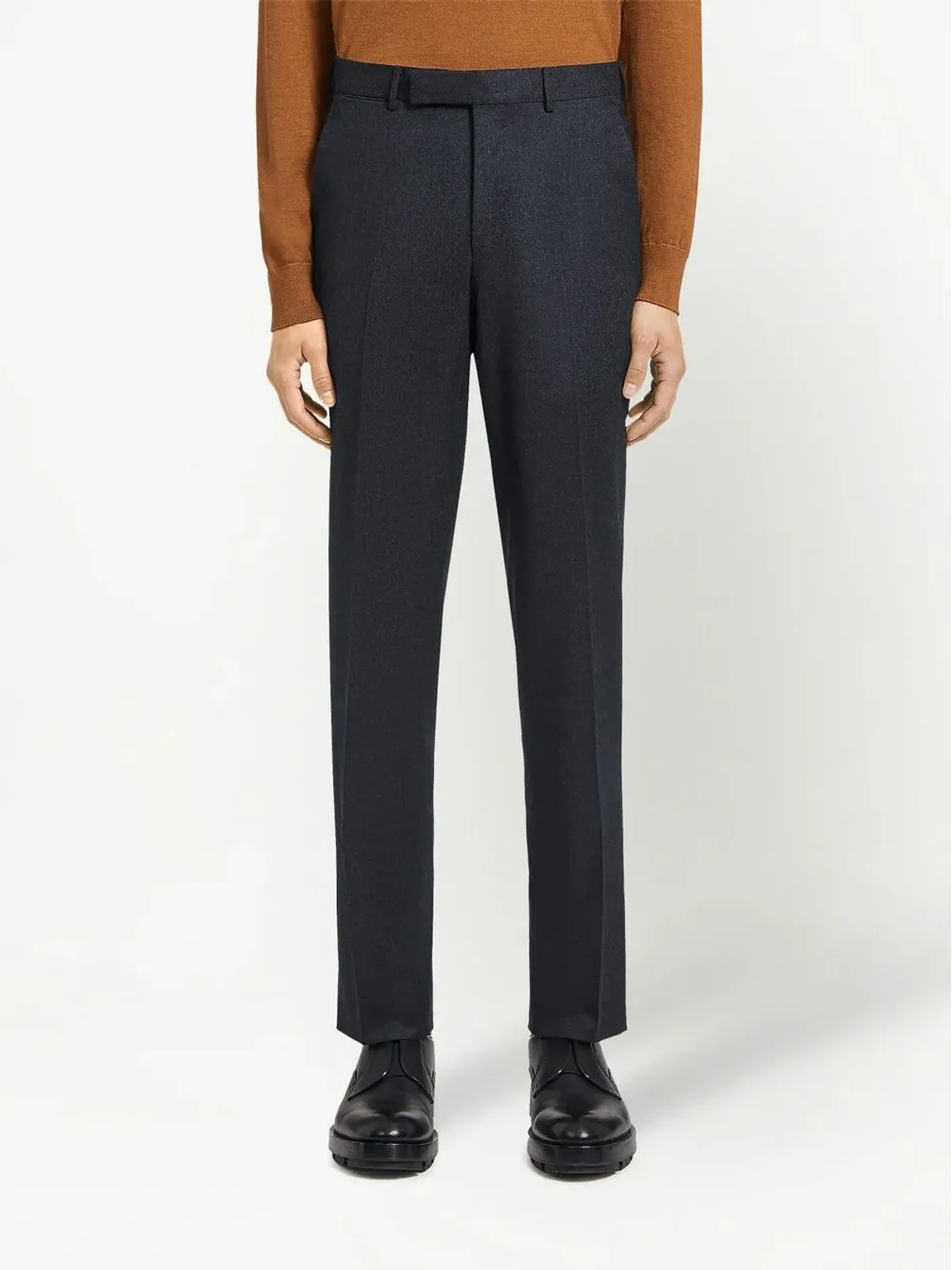 Zegna テーラードウールパンツ - 画像3