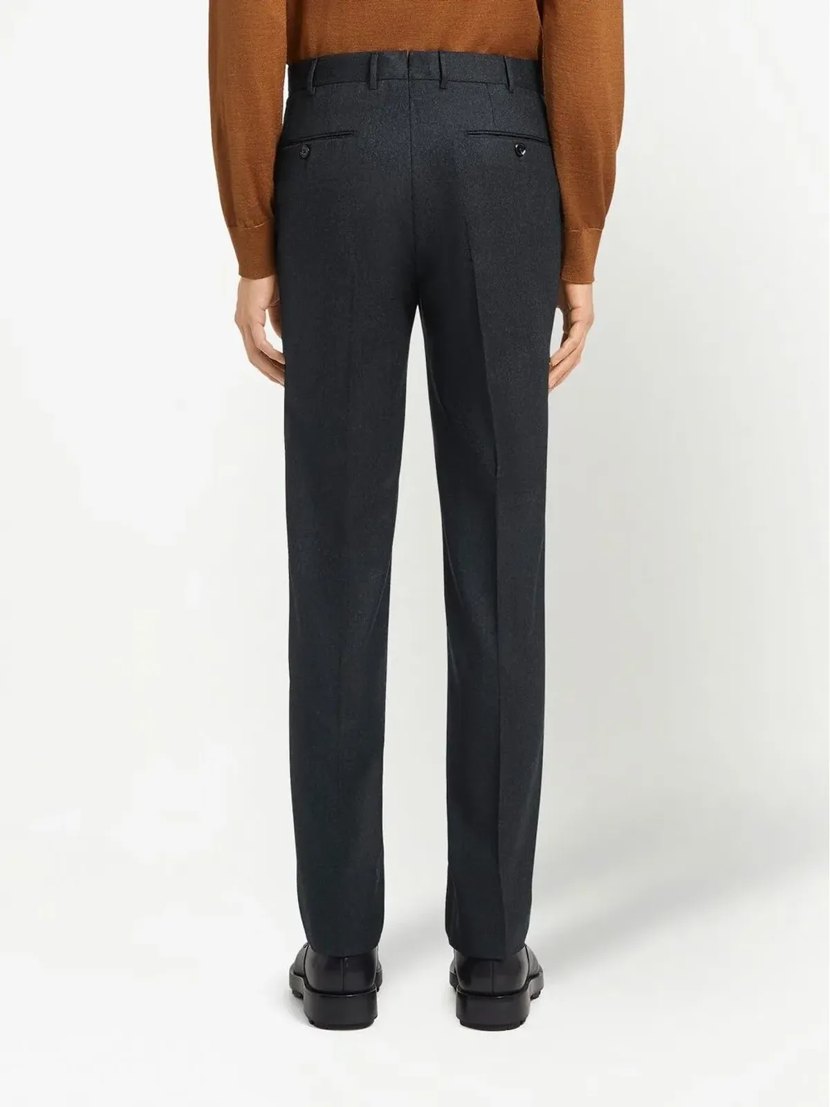 Zegna テーラードウールパンツ - 画像4