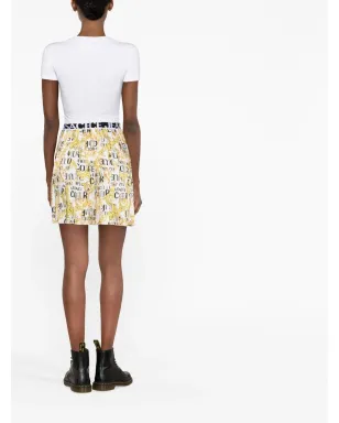 Versace Jeans Couture バロック柄プリーツスカート - サムネイル4