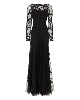 Temperley London フランシーヌ・タトゥー 花柄刺繍チュールドレス - サムネイル1