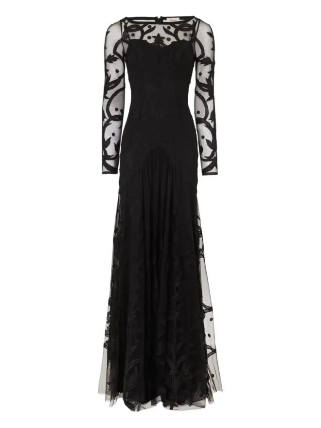Temperley London Temperley London フランシーヌ・タトゥー 花柄刺繍チュールドレスの商品画像