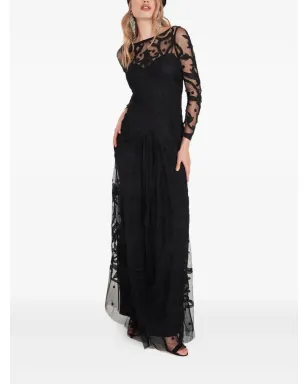 Temperley London フランシーヌ・タトゥー 花柄刺繍チュールドレス - サムネイル2