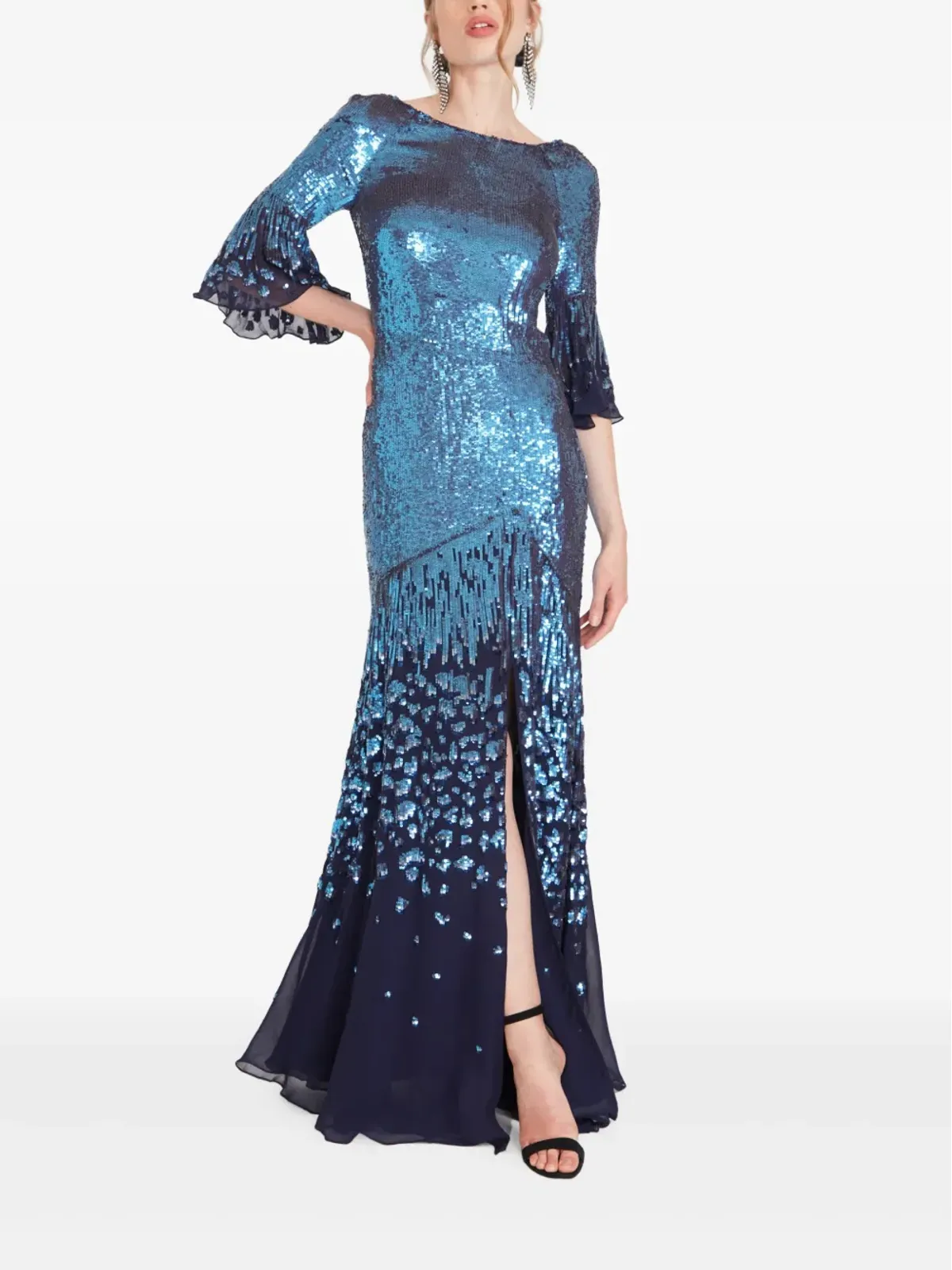 Temperley London 天体モチーフのスパンコール装飾イブニングドレス - 画像2