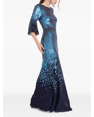 Temperley London 天体モチーフのスパンコール装飾イブニングドレス - サムネイル3