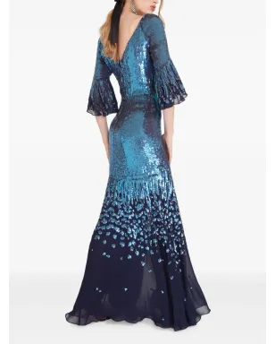 Temperley London 天体モチーフのスパンコール装飾イブニングドレス - サムネイル4