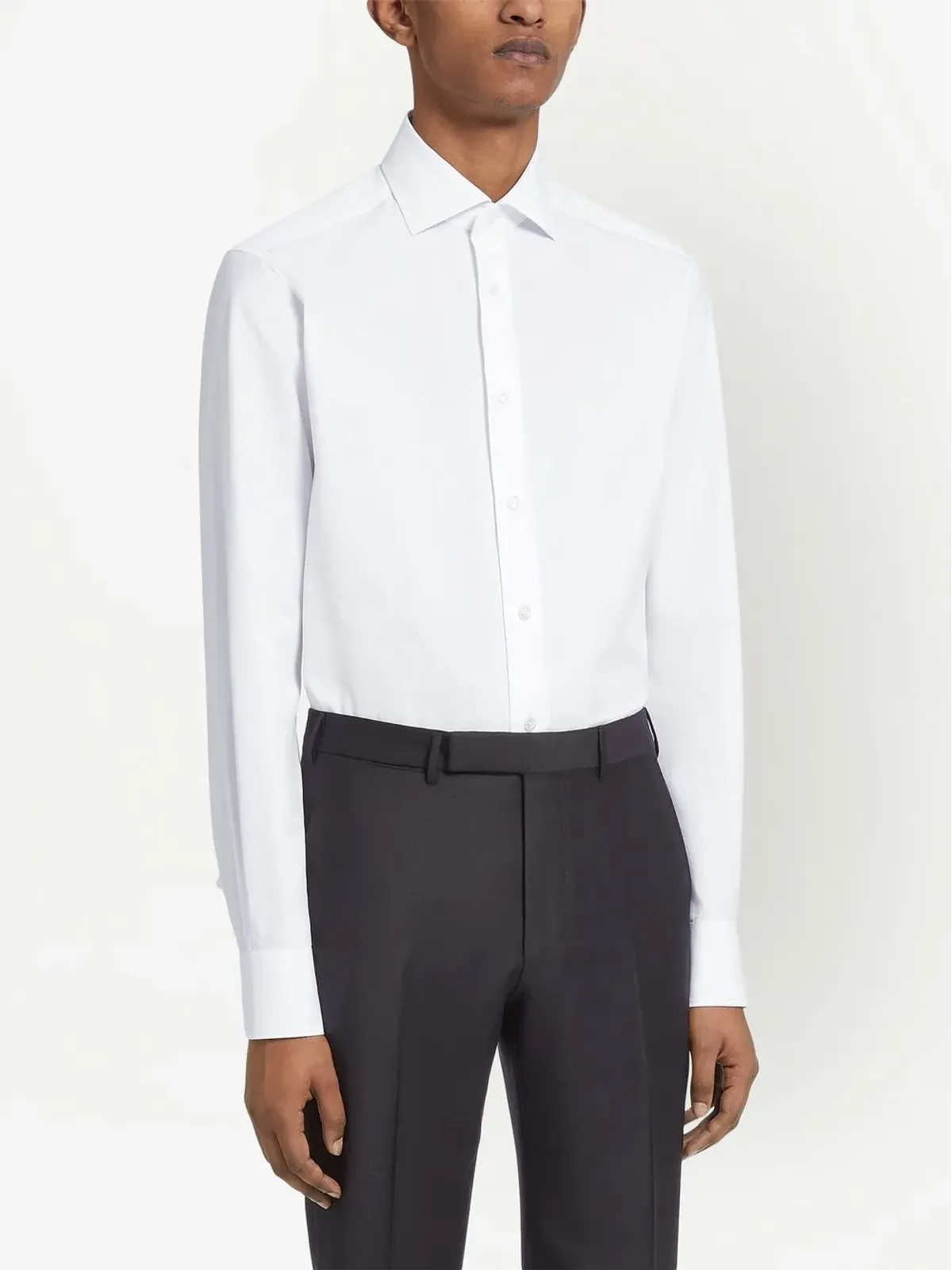 Zegna テーラードカット・スリムシャツ - 画像3
