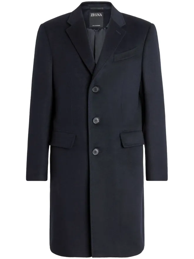 ZEGNA Zegna オアジ シングルブレスト カシミアコートの商品画像