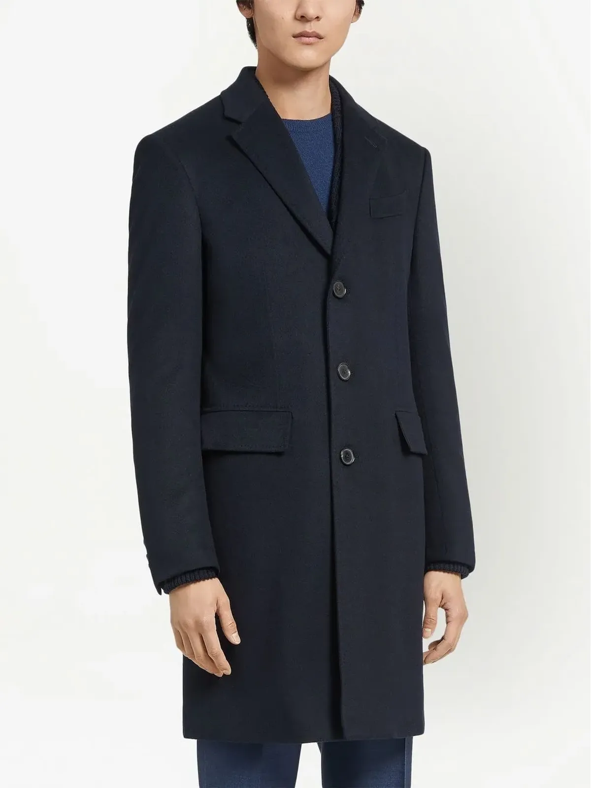 Zegna オアジ シングルブレスト カシミアコート - 画像3