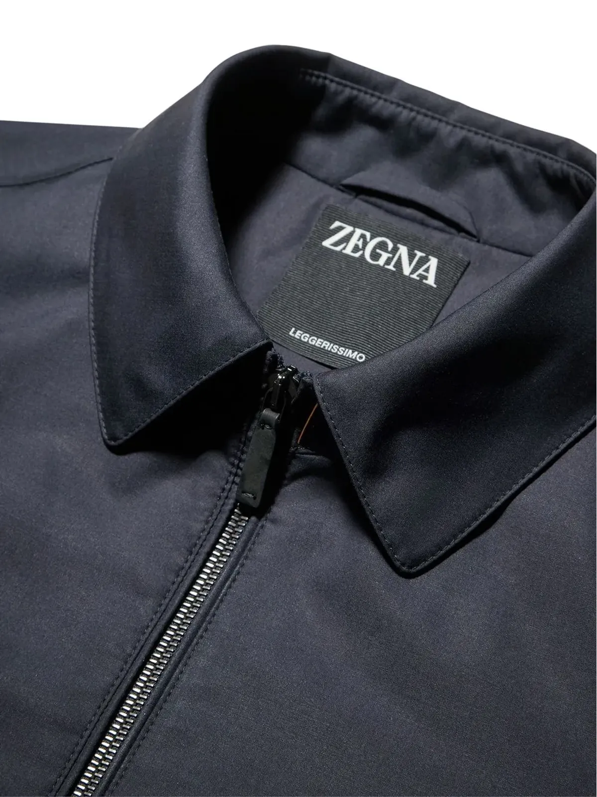 Zegna Leggerissimo ジップアップ シャツジャケット - 画像5