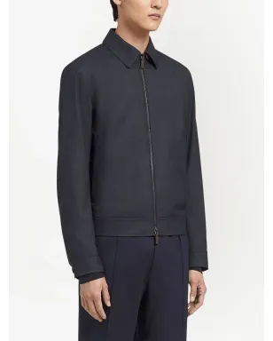 Zegna Leggerissimo ジップアップ シャツジャケット - サムネイル3