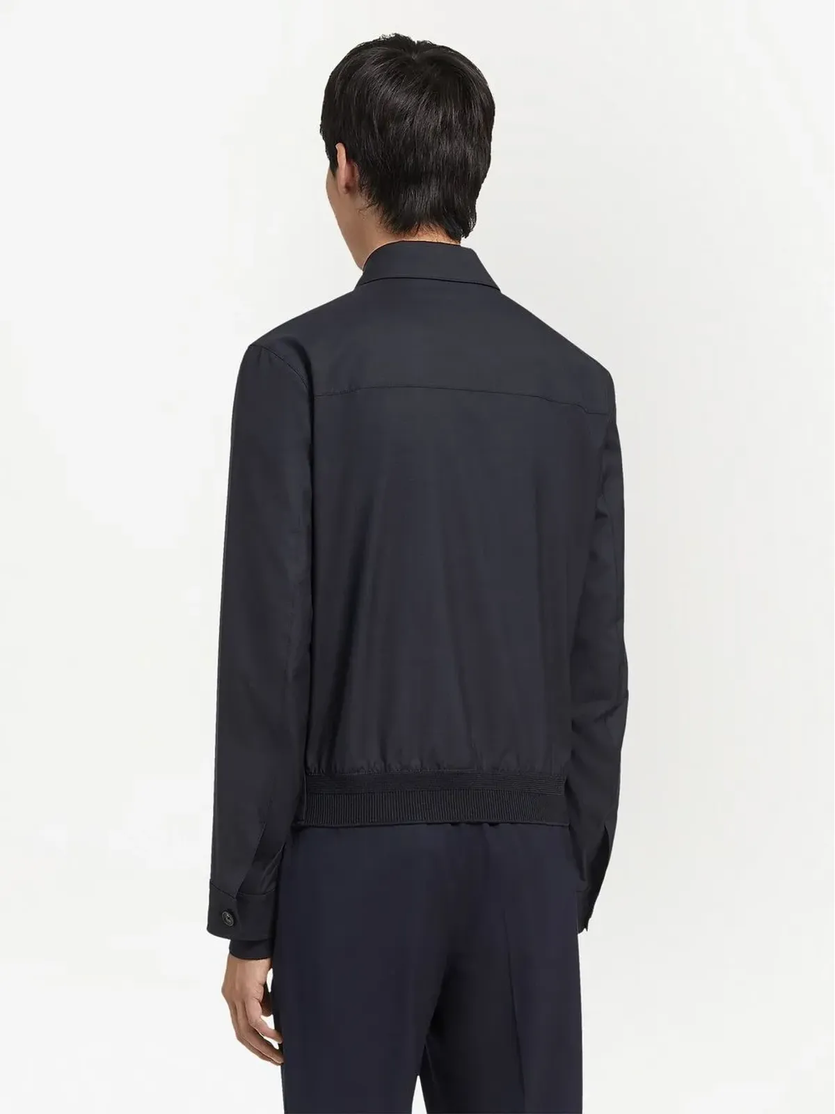 Zegna Leggerissimo ジップアップ シャツジャケット - 画像4