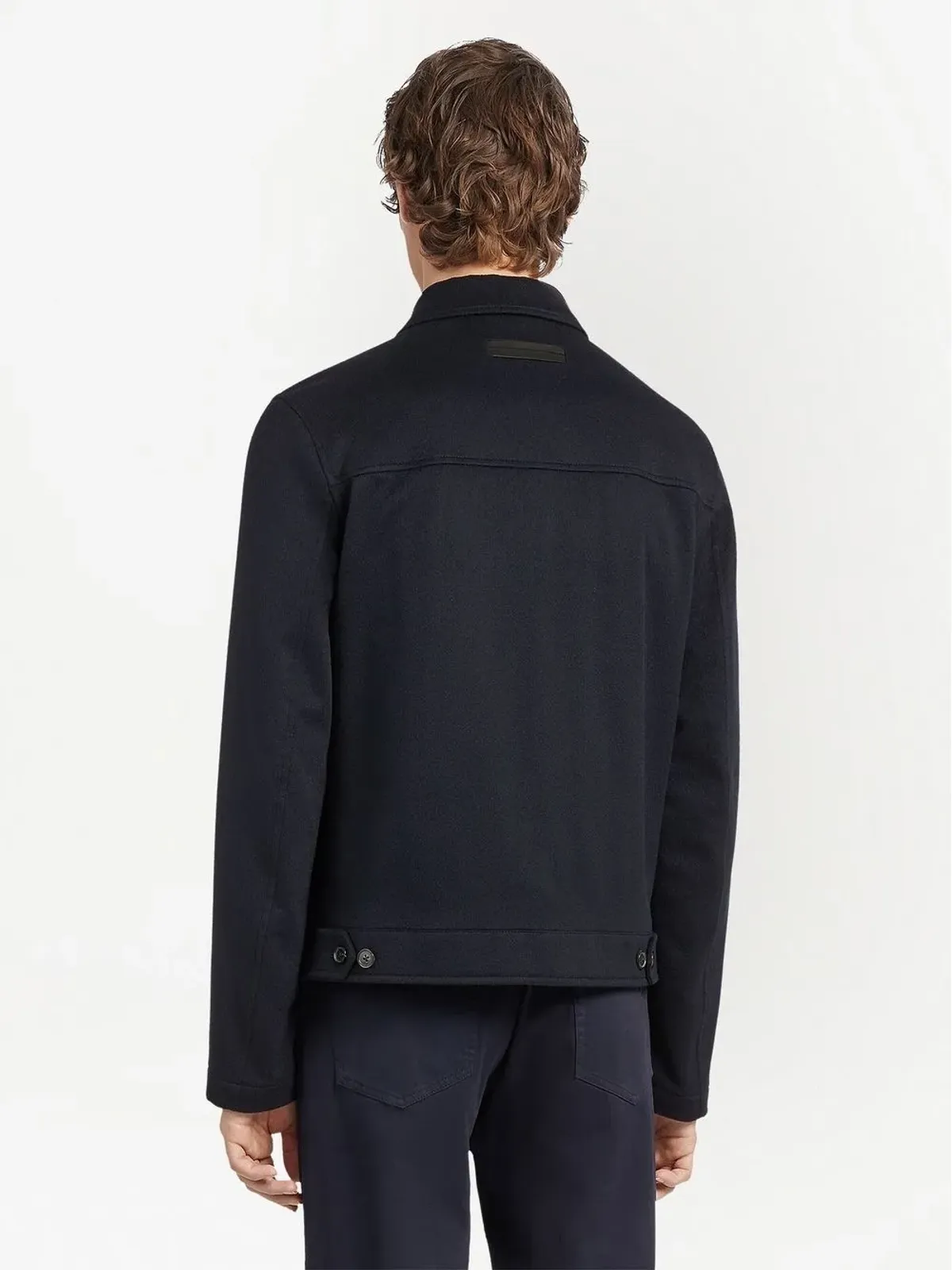 Zegna オアジ ジップアップ オーバージャケット - 画像4