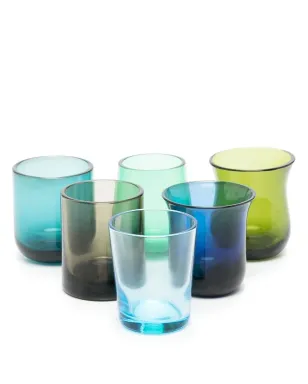 Bitossi Home ミックス形状ショットグラス（セット6） - ブルー - サムネイル1