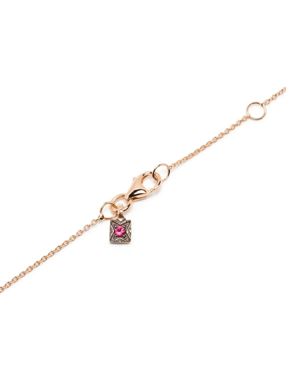 Selim Mouzannar 18kt ローズゴールド Fish For Love ダイヤモンド ネックレス - 画像4