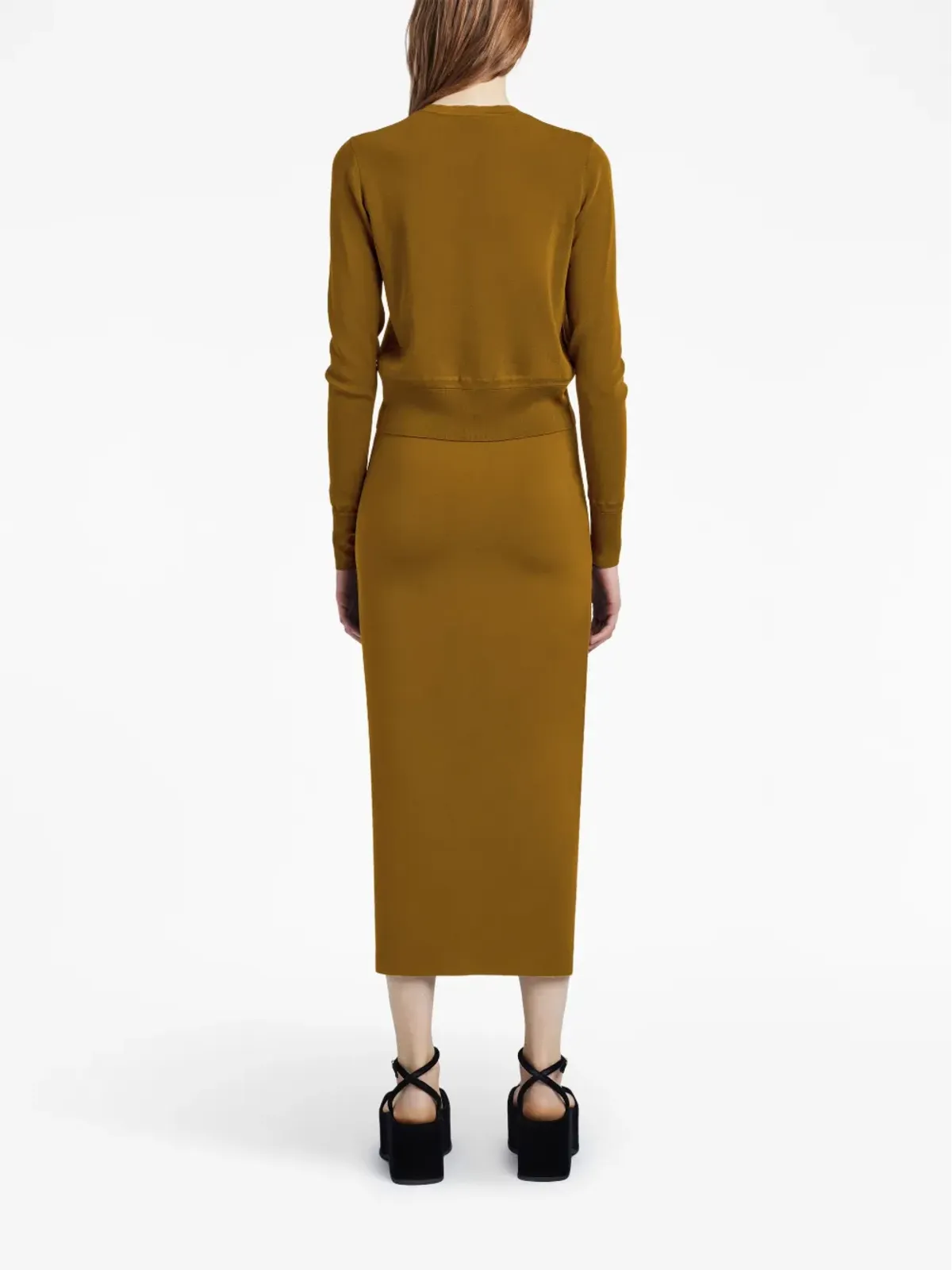 Proenza Schouler ラウンドネック ボタンアップ カーディガン - 画像4