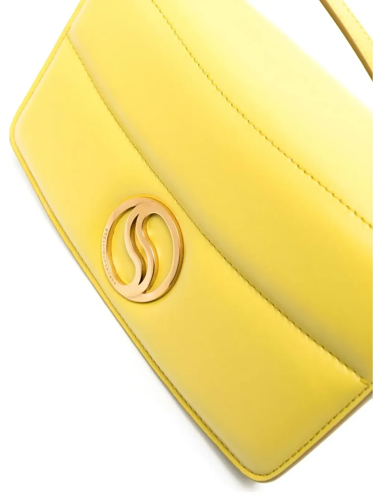 Stella McCartney ロゴプレート クロスボディバッグ - イエロー - 画像3