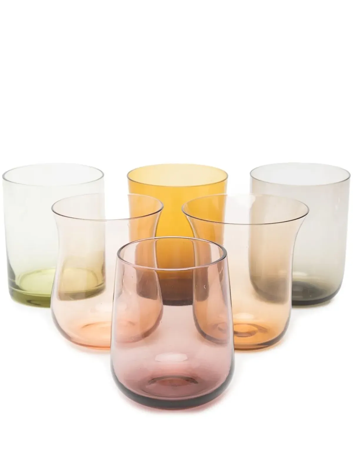 Bitossi Home アソーテッドタンブラー（6個セット）- オレンジ - 画像1