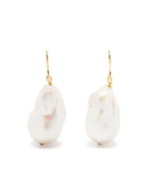 Jil Sander パールディテール ドロップピアス - サムネイル1