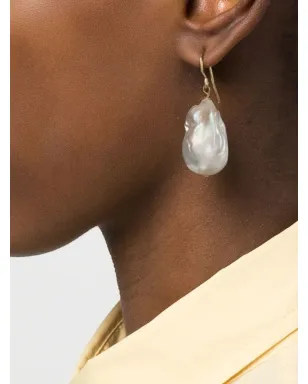 Jil Sander パールディテール ドロップピアス - サムネイル2