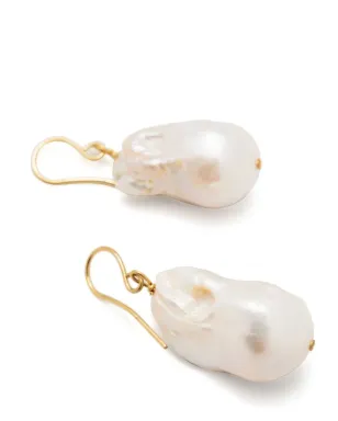 Jil Sander パールディテール ドロップピアス - サムネイル3
