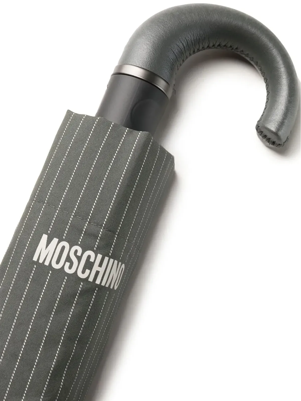 Moschino ピンストライプ ロゴプリント傘 - グレー - 画像2