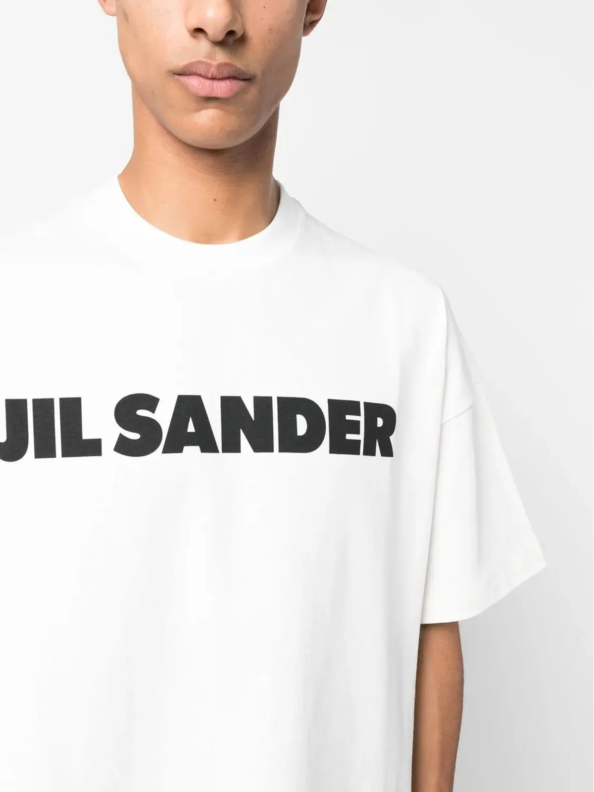 Jil Sander ロゴプリント コットンTシャツ - 画像5