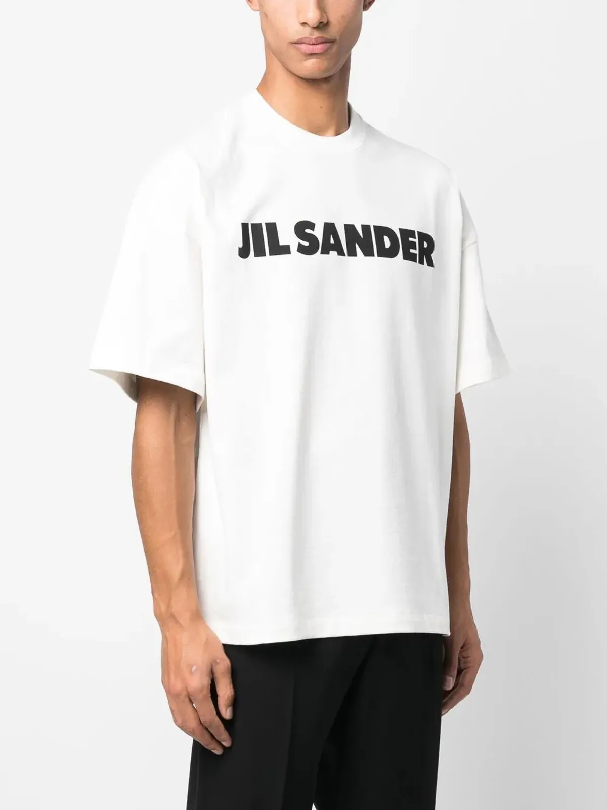 Jil Sander ロゴプリント コットンTシャツ - 画像3