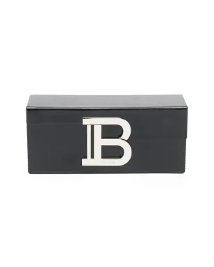 Balmain Eyewear オーバーサイズティントサングラス ブラック - サムネイル4