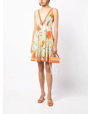 Camilla 花柄プリントVネックドレス - サムネイル2