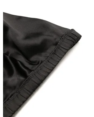 Maison Close シルク トライアングルカップ ブラ ブラック - サムネイル3