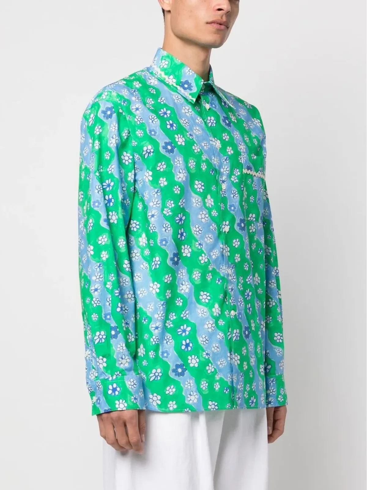 Marni コットン花柄プリントシャツ - 画像3