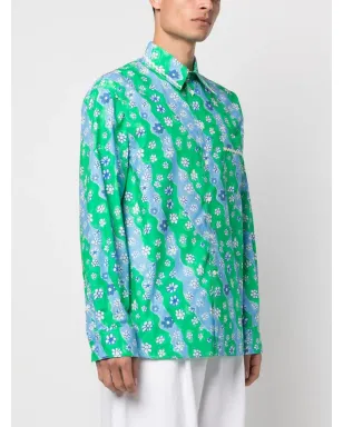 Marni コットン花柄プリントシャツ - サムネイル3