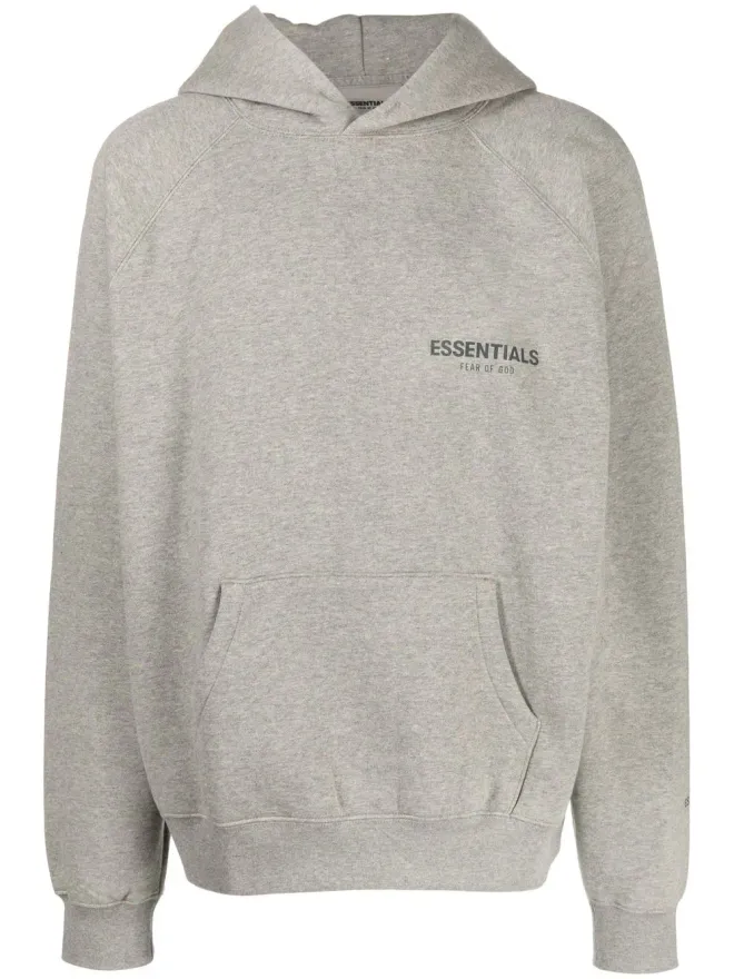 Fear of God ESSENTIALS FEAR OF GOD ESSENTIALS chest logo-print detail hoodieの商品画像