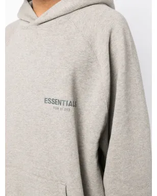 FEAR OF GOD ESSENTIALS chest logo-print detail hoodie - サムネイル5